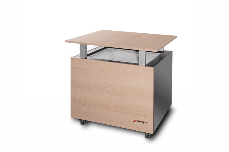 Zur Reinigung der der Raumluft in Innenräumen: Luftreiniger von Spetec. Bild:...