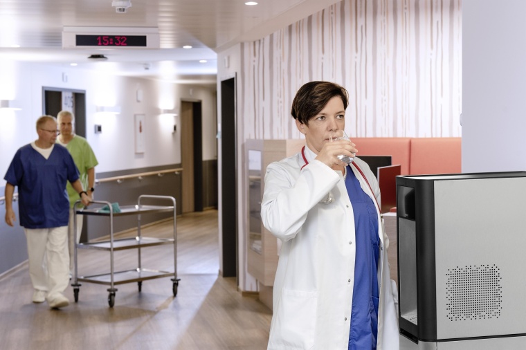 Die eigene Quelle in Klinik und Pflege. Foto Brita; Fotograf: Wonge Bergmann