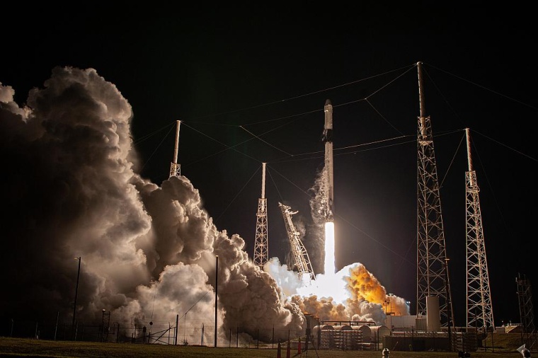 Launch des Versorgungsflugs Space X CRS-20 am 07.03.20 vom Kennedy Space...