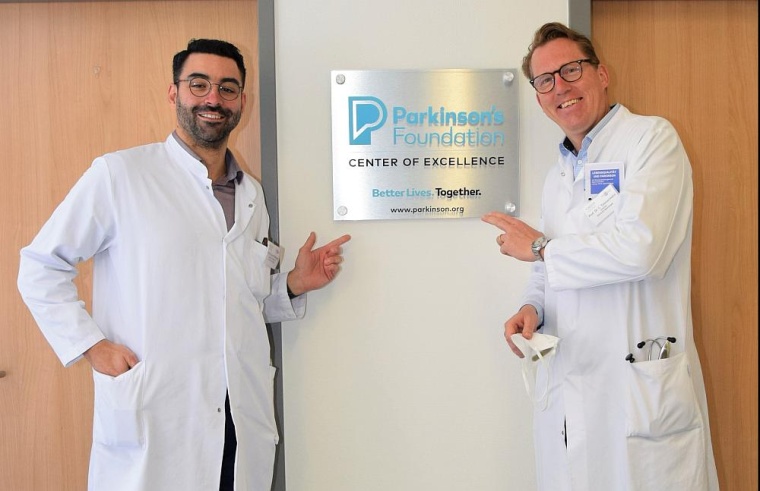 Das Parkinson-Zentrum am Uniklinikum erhält „Center of Excellence Award...