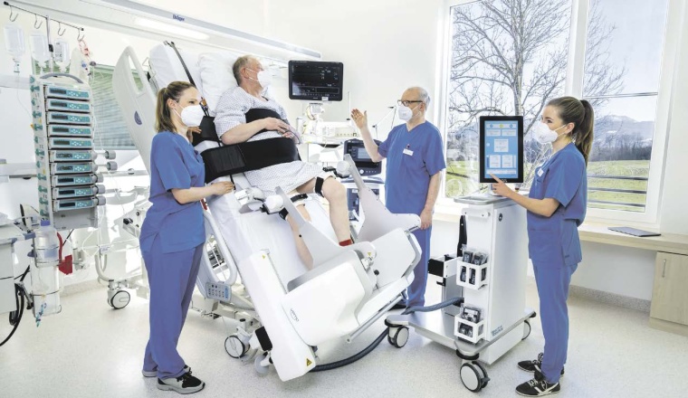 Mobilisierung von Intensivpatienten mithilfe des intelligenten robotischen...