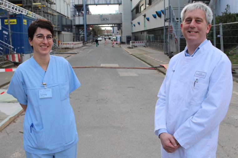 Koordinieren das Projekt TELnet@NRW im UKM und sind mit den Ergebnissen der...