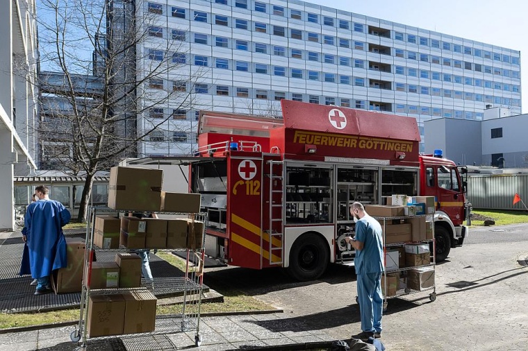 Ukraine Spendenaktion der UMG: Mitarbeitende der Klinik für Anästhesiologie...