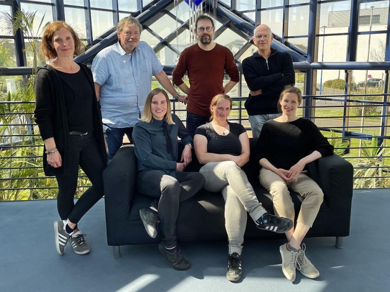 Das Clickmer-Systems-Team im Gründer- und Technologiezentrum Rheinbach (von...
