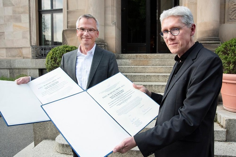 Stefan Fröhling und Hanno Glimm vom Nationalen Centrum für Tumorerkrankungen...