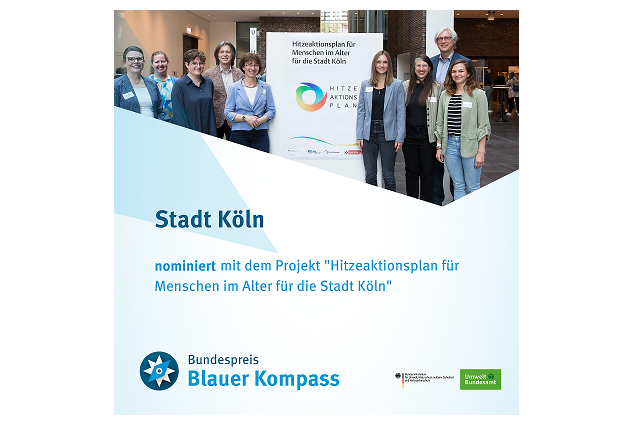 Nominierung des Forschungsprojekts „Hitzeaktionsplan für Menschen im Alter...