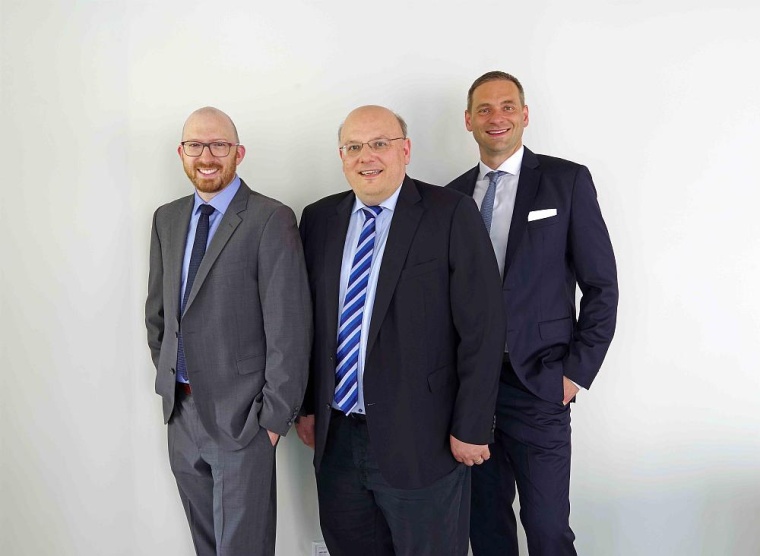 Dr. Christopher Özbek, Prof. Markus van der Giet, Bartosz Reinhold. Foto:...