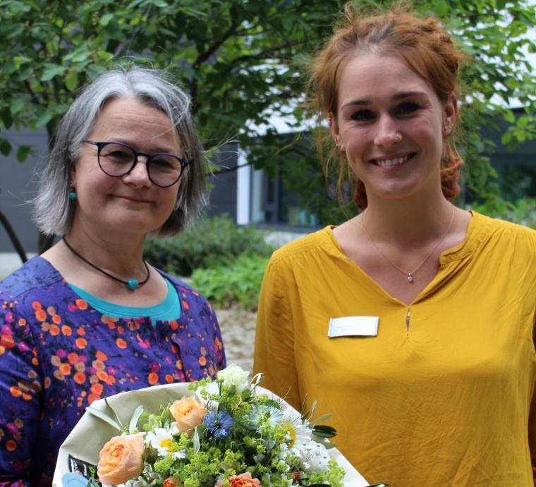 Die 32-jährige Tabea Schmid (rechts) wird Nachfolgerin von Beatrice Pfirschke....