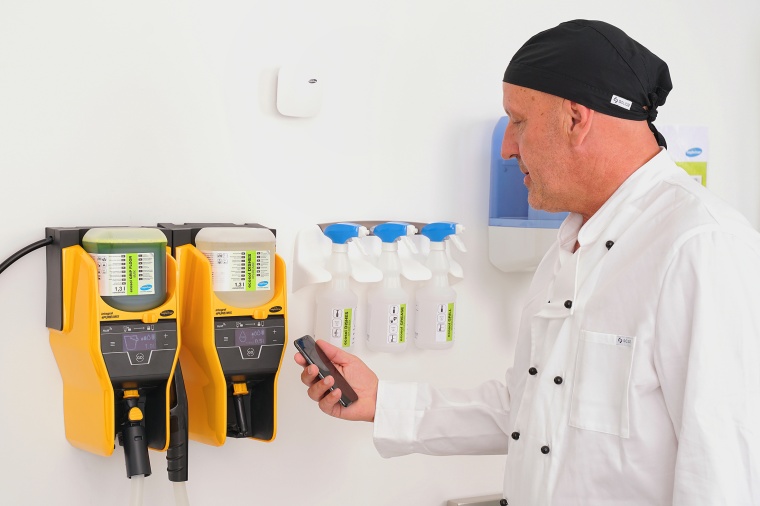 Das neue Dosiersystem integral 4 PURE/MIX lässt sich via App verwalten;...