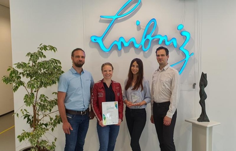 µAcoustiX Team des IFW: Dr. Andreas Winkler, Stefanie Hartmann, Melanie...