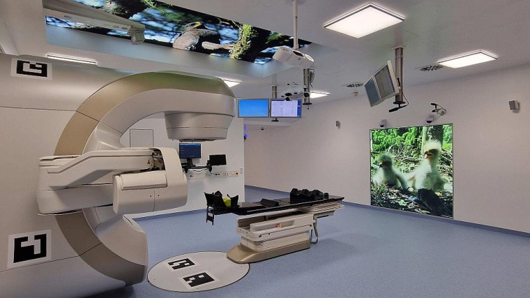 Der neue „True-Beam“-Linearbeschleuniger am Universitätsklinikum Ulm....