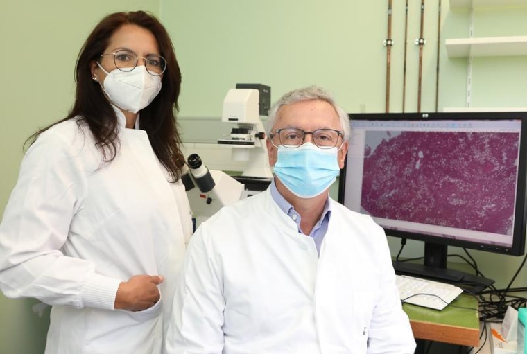 Prof. Dr. Edward Geissler, Leiter der Abteilung für Experimentelle Chirurgie...