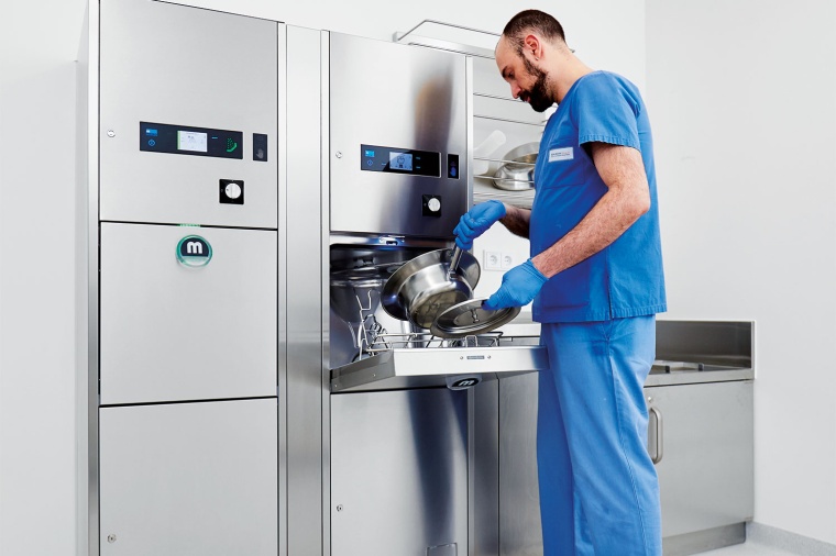 Benutzerfreundlich: Mit farbigen Leuchtelementen wird der Betriebszustand...