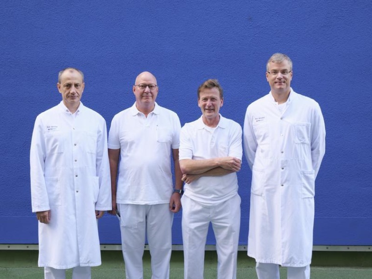 Prof. Eugen Sandica, Rainer Block (Kardiotechnik), Prof. Dr. Andreas Koster...