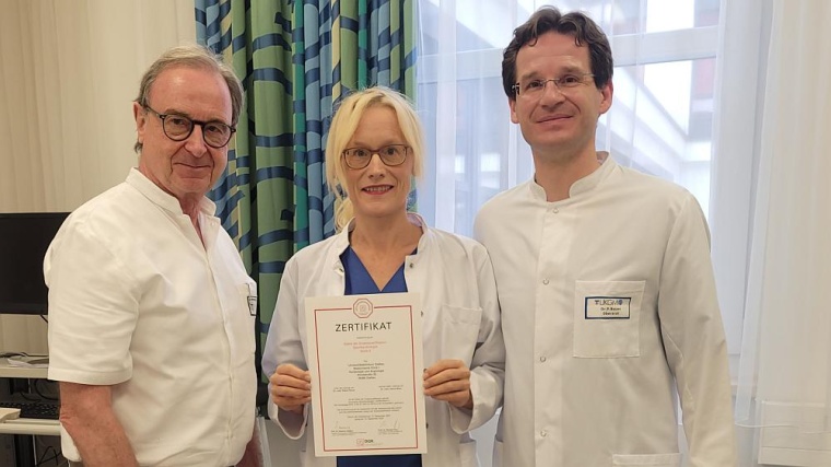 Von links nach rechts: Prof. Dr. Christian Hamm. Dr. Astrid Most, Dr. Pascal...