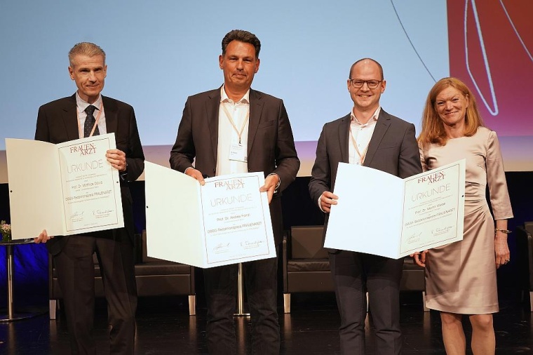 (v.l.) Prof. Matthias David, Charité Berlin, Prof. Andree Faridi, UKB, Prof....