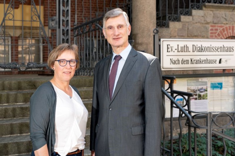 Maria Beyer und Dr. Michael Kühne. 

Foto: Kay Zimmermann