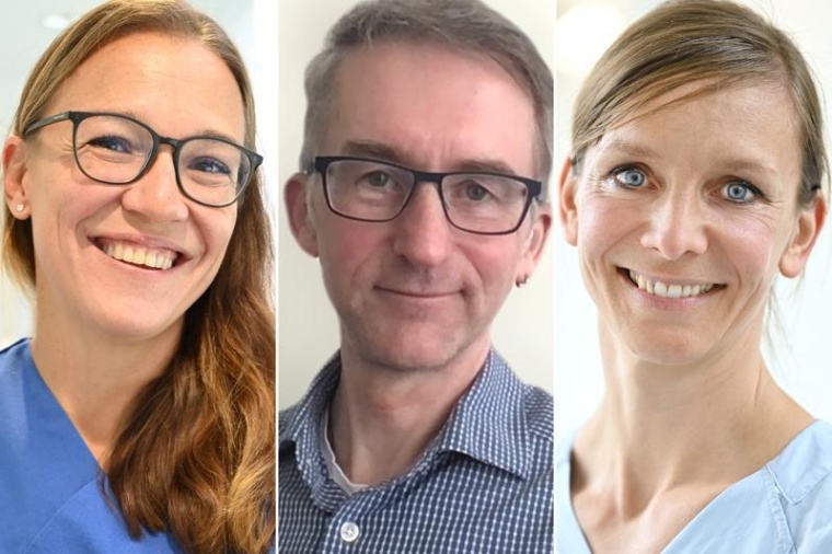 Maria Brauchle, Dr. Peter Nydahl und Dr. Teresa Deffner (v.l.n.r.), Fotos:...