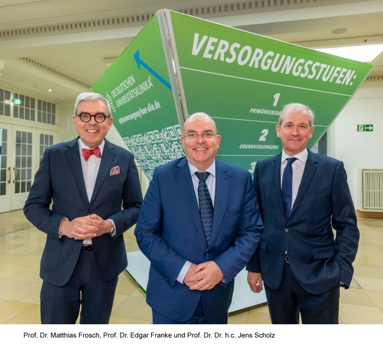 Prof. Dr. Matthias Frosch, Prof. Dr. Edgar Franke und Prof. Dr. Dr. h.c. Jens...