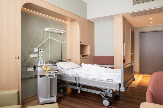 Blick ins neu gestaltete Patientenzimmer, Foto: Helios