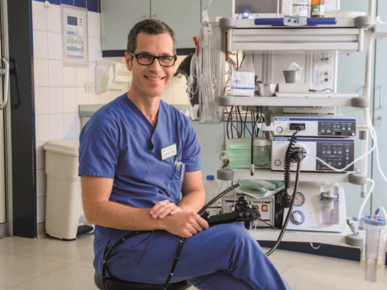 Dr. Joachim Stock, Leitender Arzt der Gastroenterologie am GLG Werner Forßmann...