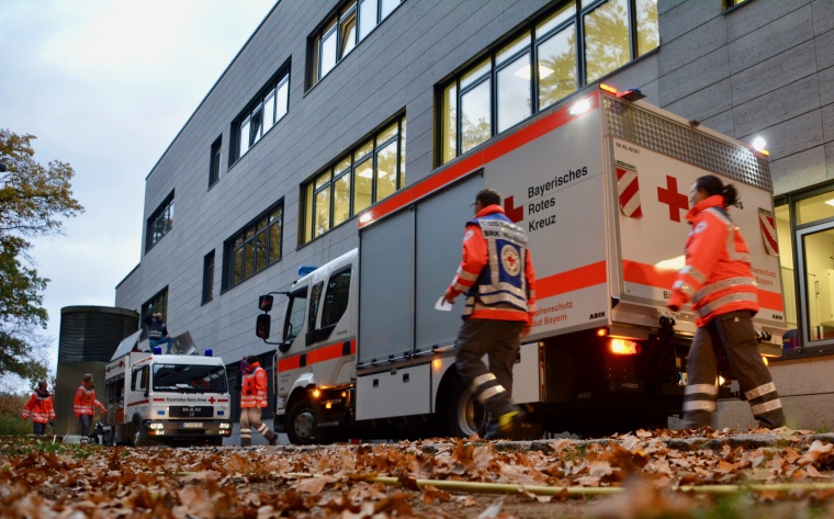 Regelmäßige Übungen sind wichtig für einen guten Bevölkerungsschutz, hier...