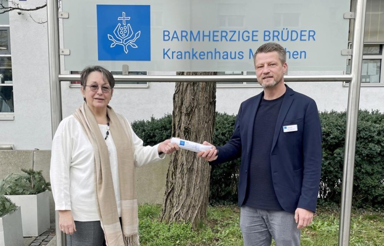 Staffelübergabe am Krankenhaus Barmherzige Brüder München: Siglinde...