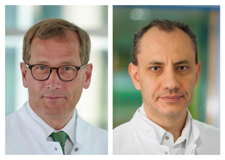 Prof. Dr. med. Jan Gummert und Prof. Univ. Dr. Eugen Sandica, HDZ NRW. Foto:...