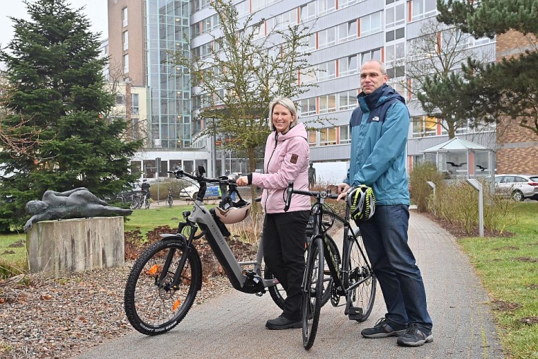 Gesine Gräf und Sebastian Diews hat das Bikeleasing-Modell überzeugt. Die...