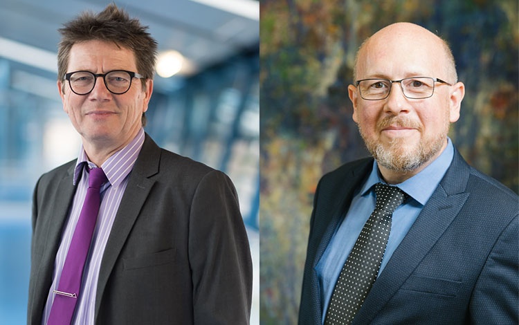 Prof. Dr. Hans-Ulrich Prokosch und Prof. Dr. Thomas Ganslandt Fotos:...