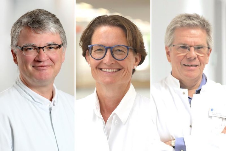 v.l.n.r.: Prof. Torsten Bauer, Dr. Katrin Welcker, Prof. Winfried Randerath,...