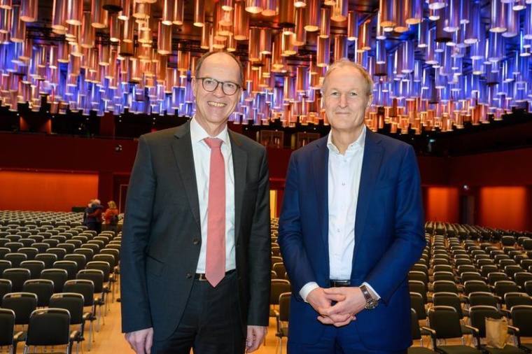 Übergabe DGTHG-Präsidentschaft von Prof. Andreas Böning (links) an Prof....