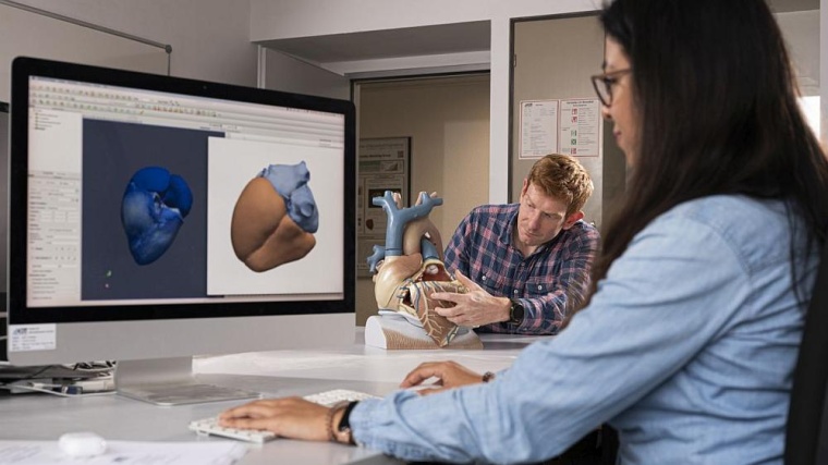 Im neuen KIT-Zentrum „Health Technologies“ wollen Forschende gemeinsam mit...