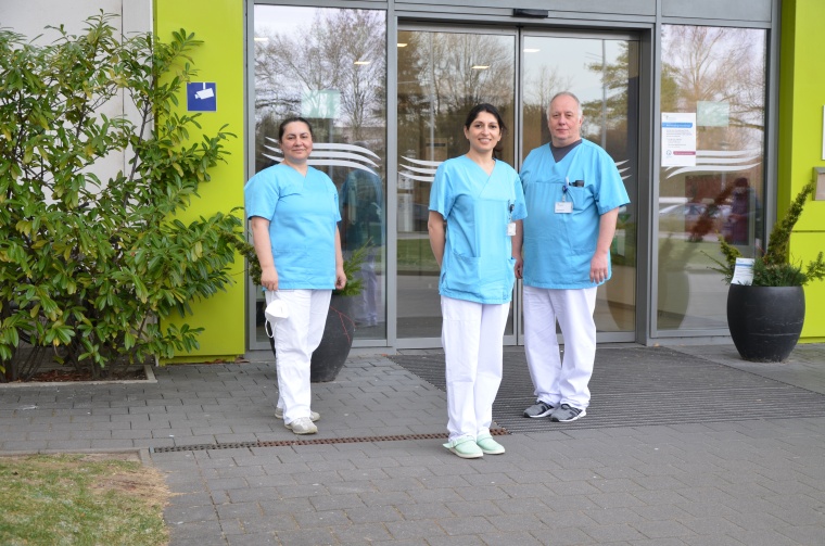 Hygieneteam im Evangelischen Amalie Sieveking Krankenhaus Foto: Immanuel...