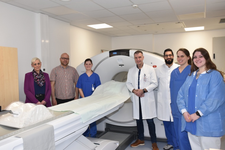 Das Team der Nuklearmedizin um Chefarzt Dr. Alfred Klein setzt auf...