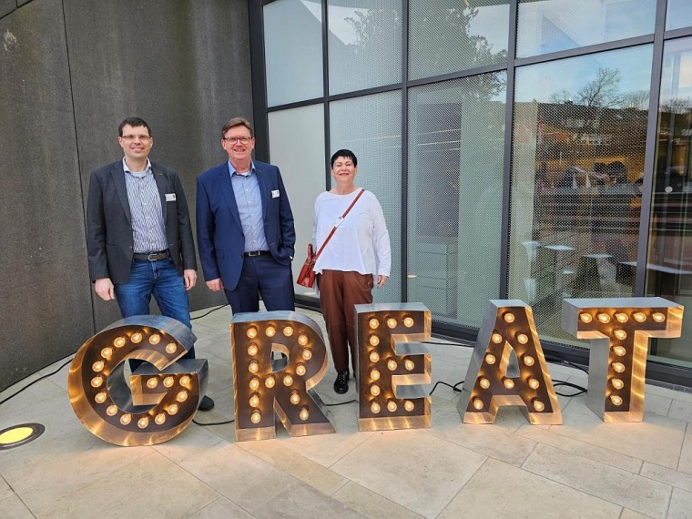 Geschäftsführung Heiligenfeld Kliniken: (v.l.n.r.): Michaela Lang, Stephan...