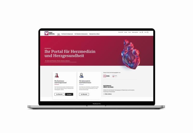 Das neue Portal Herzmedizin.de bietet Informationen für Patient*innen und...