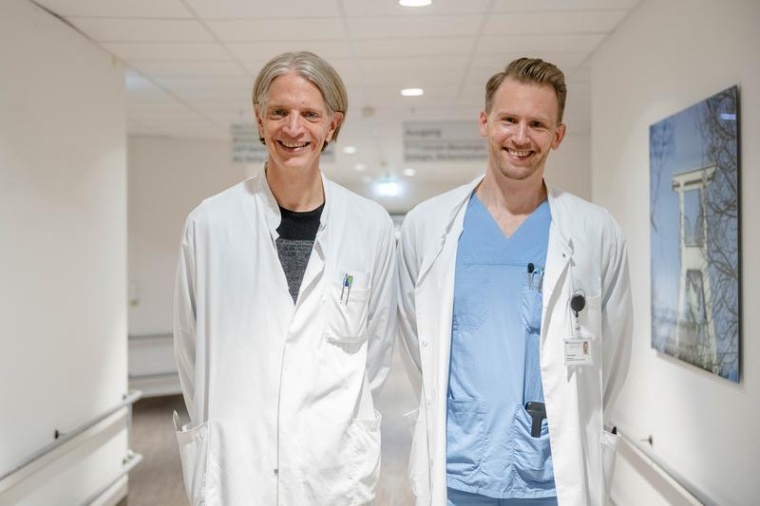 Bochumer Forschungsteam: Burkhard Pleger (links) und Timo Dreier, Foto: RUB,...