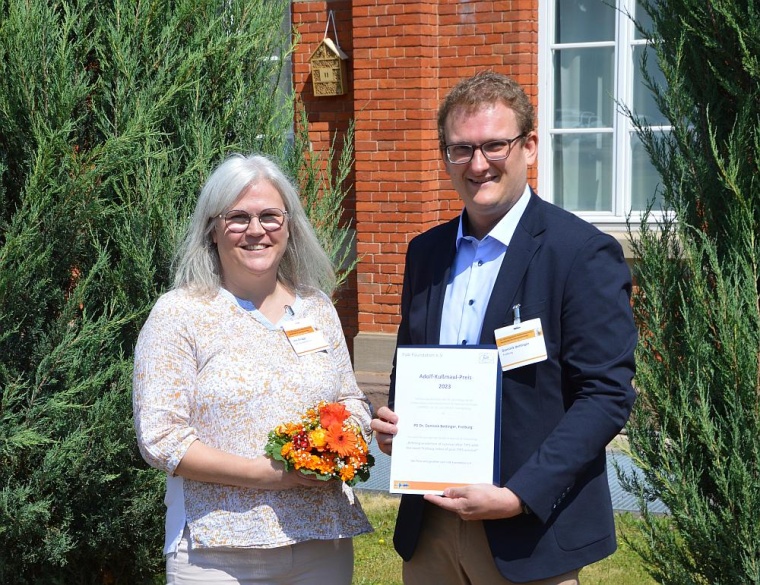 Übergabe des Adolf-Kußmaul-Preises 2023 an Privatdozent Dr. Dominik Bettinger...