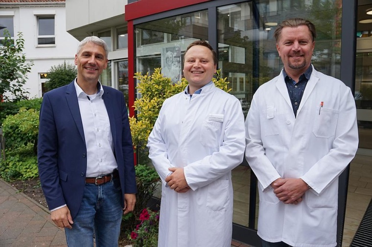 Die Klinik für Anästhesie und Intensivmedizin am St. Franziskus-Hospital...