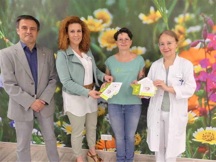 Dr. med. Julia Mann, Chefärztin der Frauenklinik am GZO (re.), und Sandra...