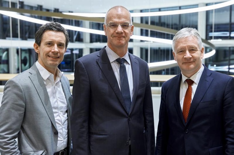 Prof. Florian Hoffmann, Prof. Felix Walcher und Prof. Gernot Marx, Foto: Maik...