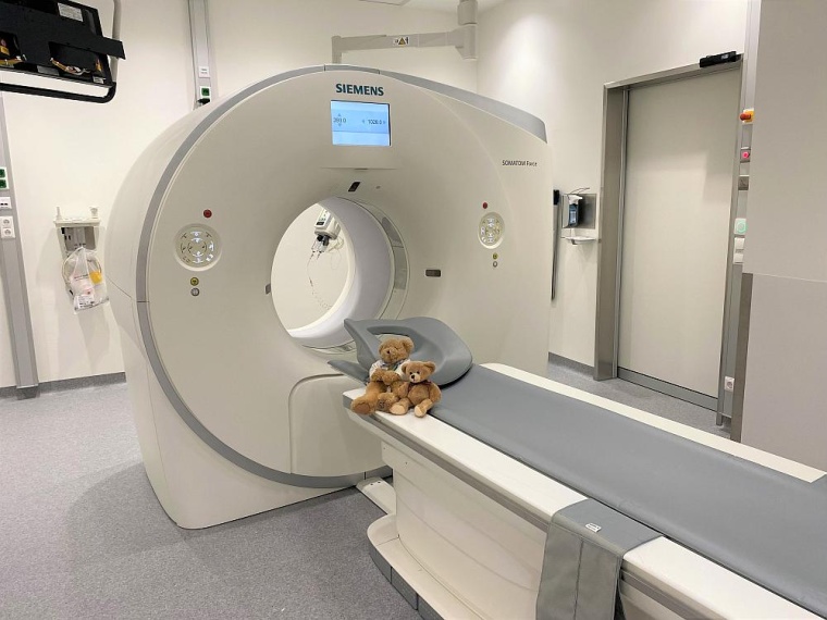 Das „Somatom Force“ im Notfallzentrum für Kinder und Jugendliche der UMM....