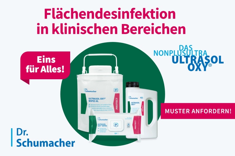 Ultrasol Oxy: Die sporizide Innovation von Dr. Schumacher. Foto: Dr. Schumacher