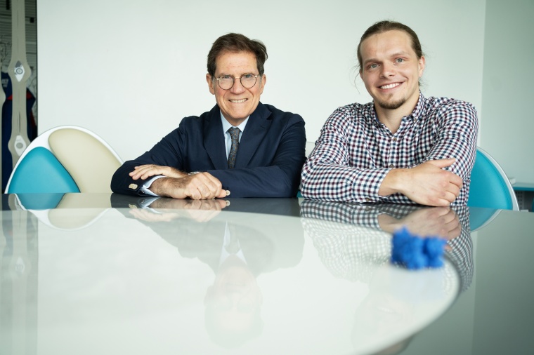 Studienleiter Prof. Giulio Superti-Furga und Erstautor Vojtech Dvorak Foto:...