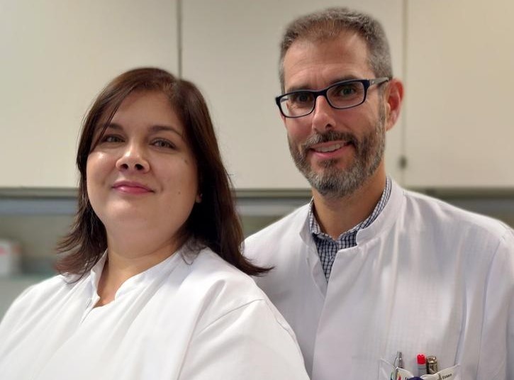 Dr. Renata Varaljai und Prof. Dr. Alexander Rösch Foto: AG Rösch, UDE/UK Essen