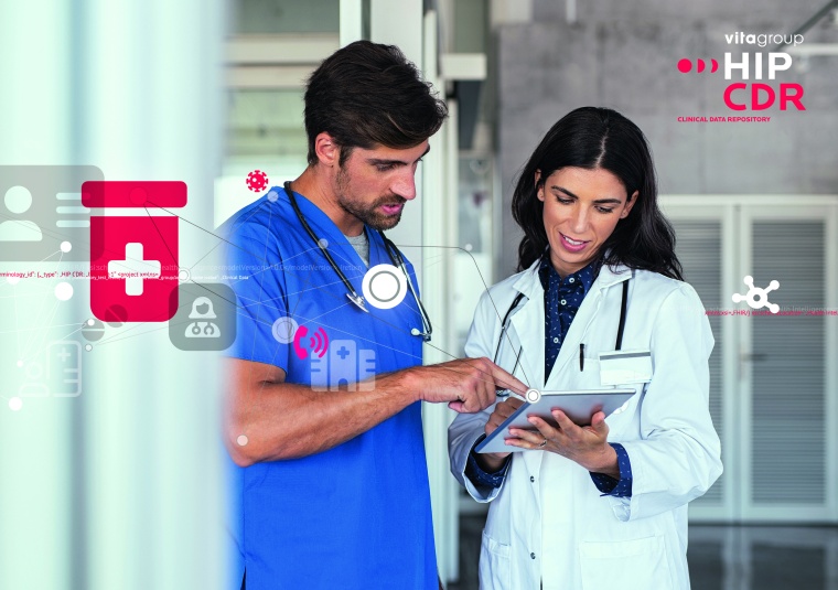 Gesundheitsdaten nutzbar digitalisiert – mit dem HIP CDR Foto: vitagroup