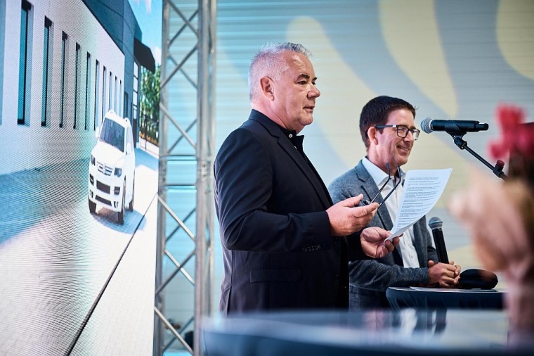 Klaus-Peter Karnstedt bei der Eröffnungsrede, Foto: Meiko