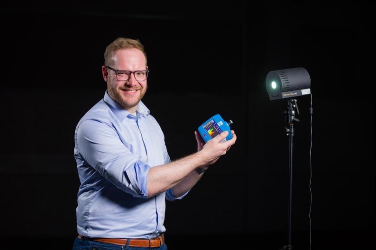 Max-Planck-Forscher Manuel Spitschan, Foto: Jörg Abendroth /...