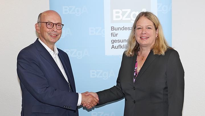 Dr. Johannes Nießen und Frau Dr. Antje Draheim, Foto: Carsten Kobow i.A. BZgA